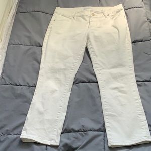 Loft white jeans